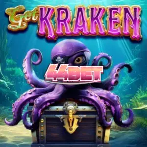 Interface do jogo de slot Get Kraken com tema submarino e monstro marinho